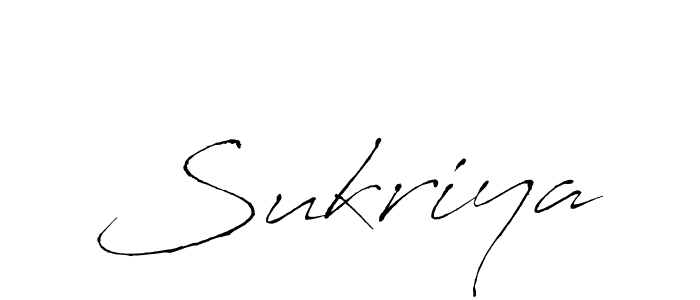 Antro_Vectra is a professional signature style that is perfect for those who want to add a touch of class to their signature. It is also a great choice for those who want to make their signature more unique. Get Sukriya name to fancy signature for free. Sukriya signature style 6 images and pictures png