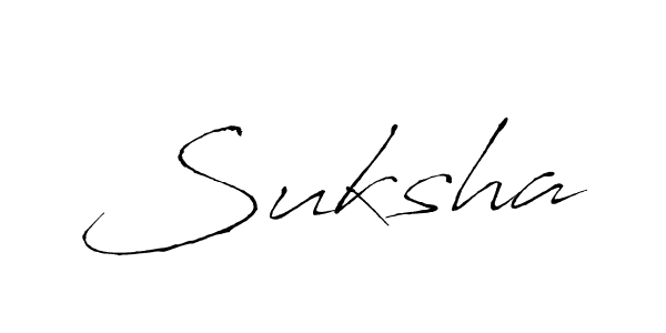 You should practise on your own different ways (Antro_Vectra) to write your name (Suksha) in signature. don't let someone else do it for you. Suksha signature style 6 images and pictures png