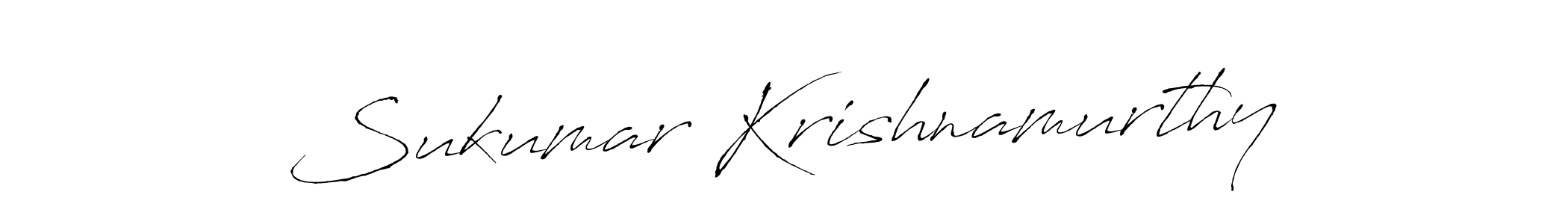 Make a short Sukumar Krishnamurthy signature style. Manage your documents anywhere anytime using Antro_Vectra. Create and add eSignatures, submit forms, share and send files easily. Sukumar Krishnamurthy signature style 6 images and pictures png