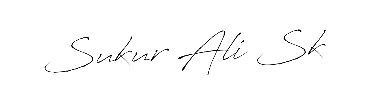 Use a signature maker to create a handwritten signature online. With this signature software, you can design (Antro_Vectra) your own signature for name Sukur Ali Sk. Sukur Ali Sk signature style 6 images and pictures png