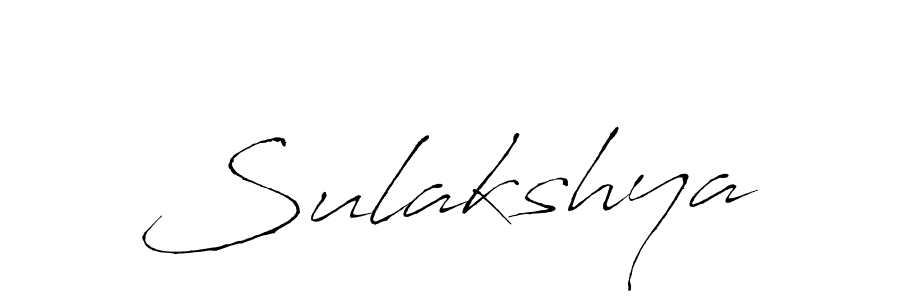 Make a beautiful signature design for name Sulakshya. With this signature (Antro_Vectra) style, you can create a handwritten signature for free. Sulakshya signature style 6 images and pictures png