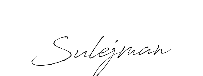 You should practise on your own different ways (Antro_Vectra) to write your name (Sulejman) in signature. don't let someone else do it for you. Sulejman signature style 6 images and pictures png
