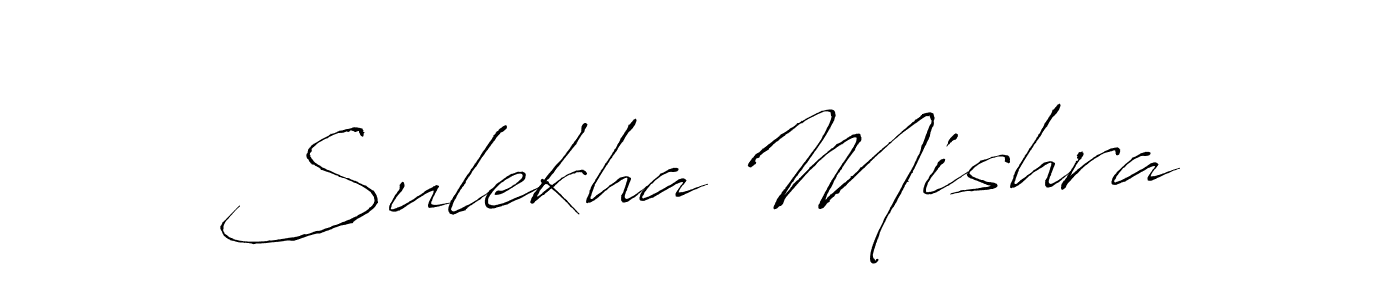 Also we have Sulekha Mishra name is the best signature style. Create professional handwritten signature collection using Antro_Vectra autograph style. Sulekha Mishra signature style 6 images and pictures png