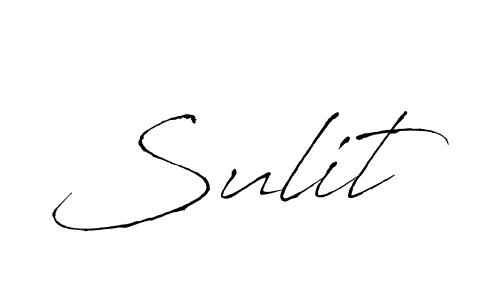 How to make Sulit signature? Antro_Vectra is a professional autograph style. Create handwritten signature for Sulit name. Sulit signature style 6 images and pictures png