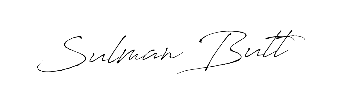 You should practise on your own different ways (Antro_Vectra) to write your name (Sulman Butt) in signature. don't let someone else do it for you. Sulman Butt signature style 6 images and pictures png