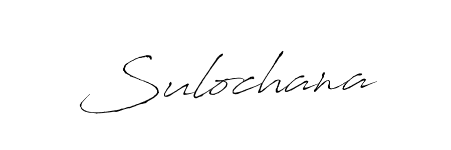 How to make Sulochana signature? Antro_Vectra is a professional autograph style. Create handwritten signature for Sulochana name. Sulochana signature style 6 images and pictures png