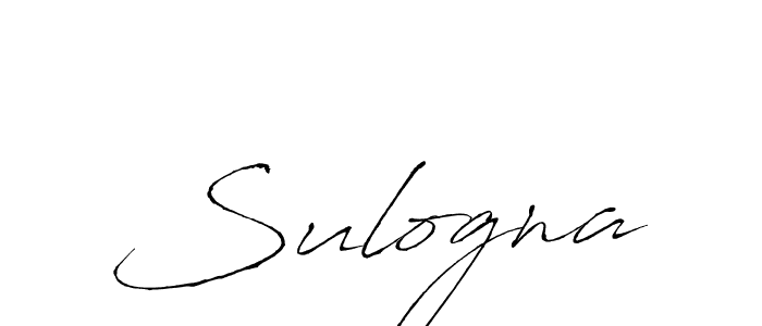 Once you've used our free online signature maker to create your best signature Antro_Vectra style, it's time to enjoy all of the benefits that Sulogna name signing documents. Sulogna signature style 6 images and pictures png