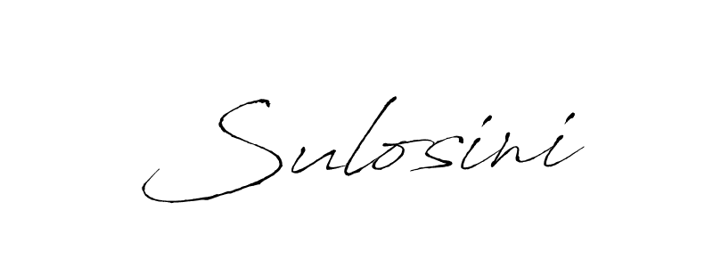 How to make Sulosini signature? Antro_Vectra is a professional autograph style. Create handwritten signature for Sulosini name. Sulosini signature style 6 images and pictures png
