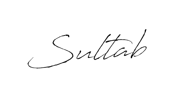 Similarly Antro_Vectra is the best handwritten signature design. Signature creator online .You can use it as an online autograph creator for name Sultab. Sultab signature style 6 images and pictures png