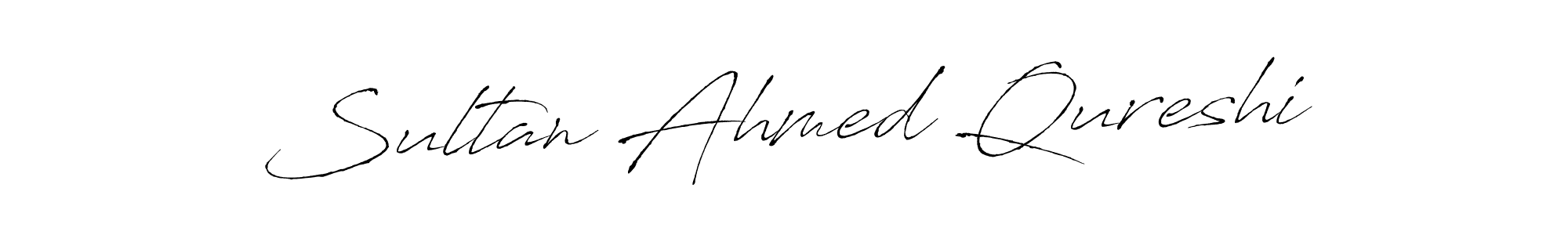 Make a beautiful signature design for name Sultan Ahmed Qureshi. Use this online signature maker to create a handwritten signature for free. Sultan Ahmed Qureshi signature style 6 images and pictures png