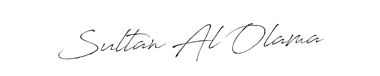 Antro_Vectra is a professional signature style that is perfect for those who want to add a touch of class to their signature. It is also a great choice for those who want to make their signature more unique. Get Sultan Al Olama name to fancy signature for free. Sultan Al Olama signature style 6 images and pictures png
