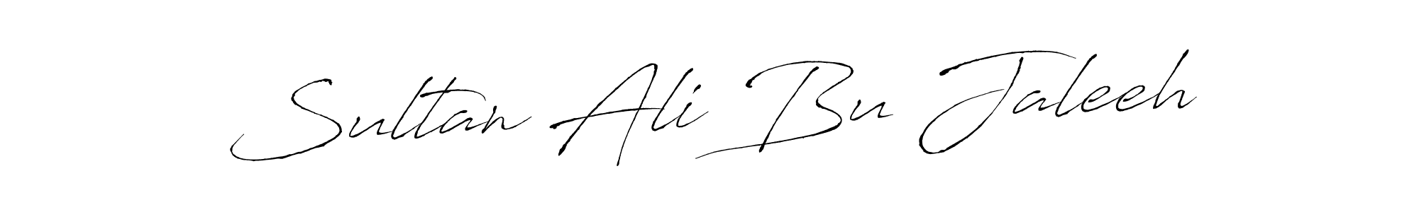 Design your own signature with our free online signature maker. With this signature software, you can create a handwritten (Antro_Vectra) signature for name Sultan Ali Bu Jaleeh. Sultan Ali Bu Jaleeh signature style 6 images and pictures png
