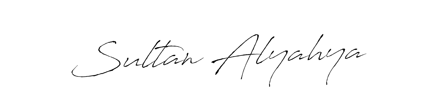 Antro_Vectra is a professional signature style that is perfect for those who want to add a touch of class to their signature. It is also a great choice for those who want to make their signature more unique. Get Sultan Alyahya name to fancy signature for free. Sultan Alyahya signature style 6 images and pictures png