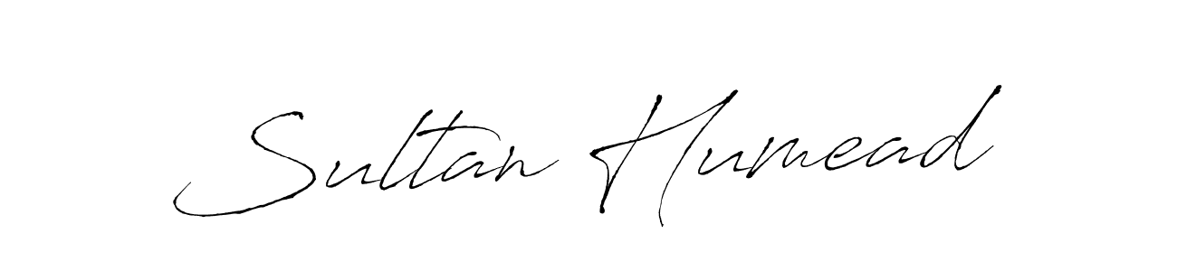 Make a beautiful signature design for name Sultan Humead. With this signature (Antro_Vectra) style, you can create a handwritten signature for free. Sultan Humead signature style 6 images and pictures png