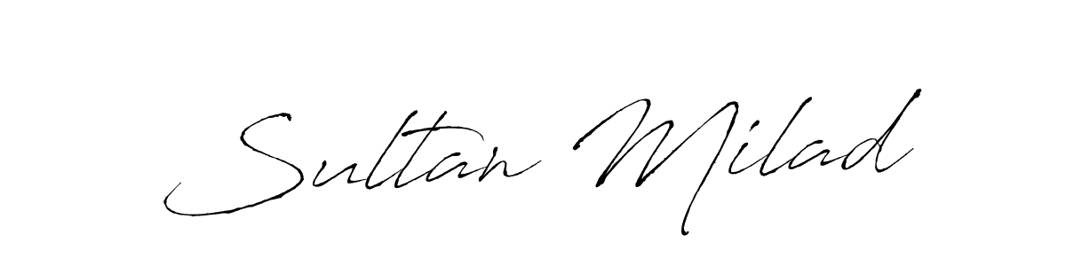 You should practise on your own different ways (Antro_Vectra) to write your name (Sultan Milad) in signature. don't let someone else do it for you. Sultan Milad signature style 6 images and pictures png