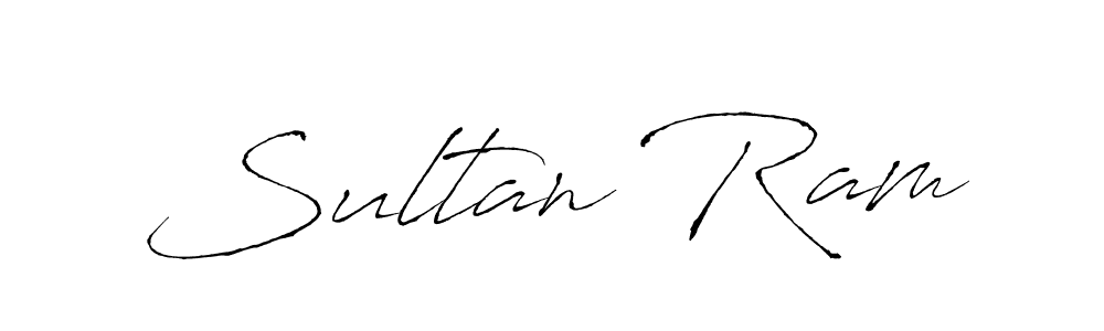 You should practise on your own different ways (Antro_Vectra) to write your name (Sultan Ram) in signature. don't let someone else do it for you. Sultan Ram signature style 6 images and pictures png