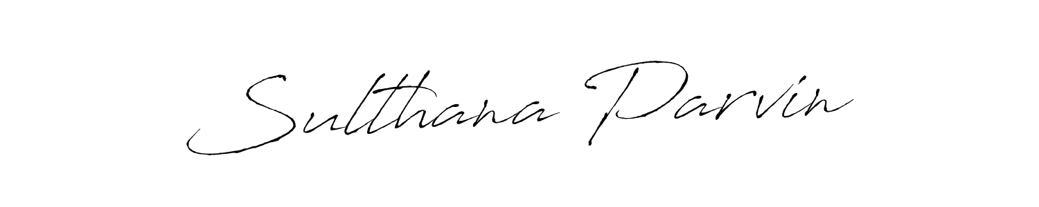 Also we have Sulthana Parvin name is the best signature style. Create professional handwritten signature collection using Antro_Vectra autograph style. Sulthana Parvin signature style 6 images and pictures png
