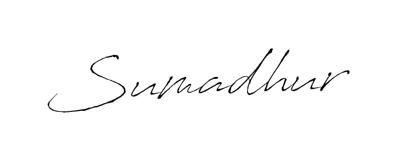 Make a beautiful signature design for name Sumadhur. Use this online signature maker to create a handwritten signature for free. Sumadhur signature style 6 images and pictures png