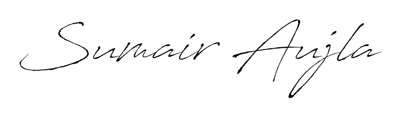 If you are searching for the best signature style for your name Sumair Aujla, here we have designed multiple signature styles using Antro_Vectra. Sumair Aujla signature style 6 images and pictures png