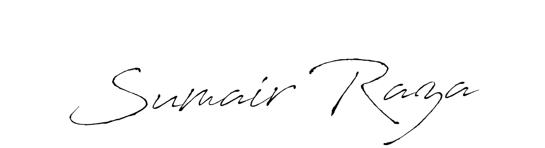 You should practise on your own different ways (Antro_Vectra) to write your name (Sumair Raza) in signature. don't let someone else do it for you. Sumair Raza signature style 6 images and pictures png