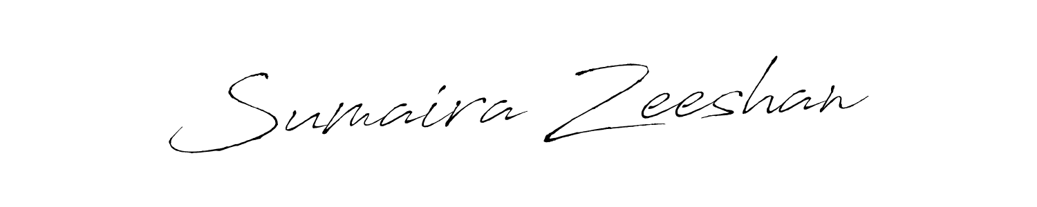 Use a signature maker to create a handwritten signature online. With this signature software, you can design (Antro_Vectra) your own signature for name Sumaira Zeeshan. Sumaira Zeeshan signature style 6 images and pictures png