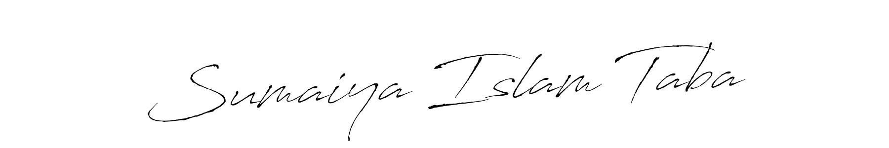Antro_Vectra is a professional signature style that is perfect for those who want to add a touch of class to their signature. It is also a great choice for those who want to make their signature more unique. Get Sumaiya Islam Taba name to fancy signature for free. Sumaiya Islam Taba signature style 6 images and pictures png