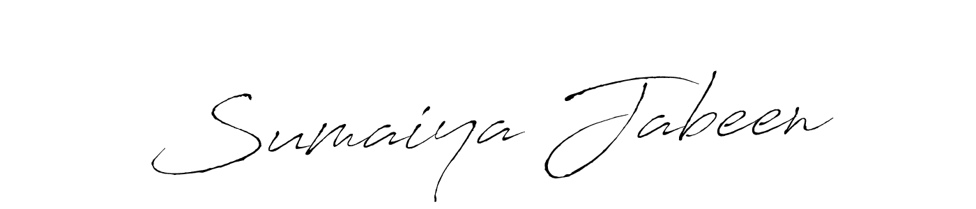 Sumaiya Jabeen stylish signature style. Best Handwritten Sign (Antro_Vectra) for my name. Handwritten Signature Collection Ideas for my name Sumaiya Jabeen. Sumaiya Jabeen signature style 6 images and pictures png