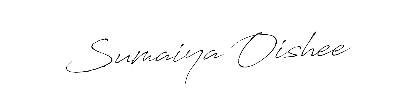 Also we have Sumaiya Oishee name is the best signature style. Create professional handwritten signature collection using Antro_Vectra autograph style. Sumaiya Oishee signature style 6 images and pictures png