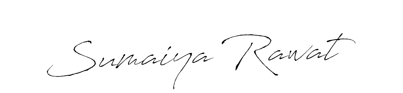 Also we have Sumaiya Rawat name is the best signature style. Create professional handwritten signature collection using Antro_Vectra autograph style. Sumaiya Rawat signature style 6 images and pictures png