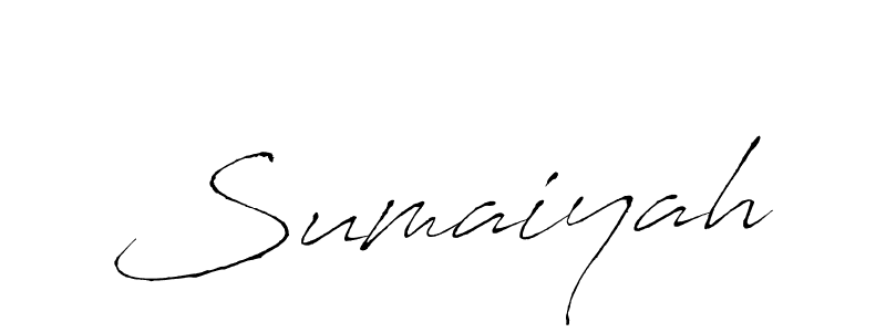 Sumaiyah stylish signature style. Best Handwritten Sign (Antro_Vectra) for my name. Handwritten Signature Collection Ideas for my name Sumaiyah. Sumaiyah signature style 6 images and pictures png