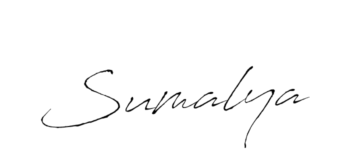 Create a beautiful signature design for name Sumalya. With this signature (Antro_Vectra) fonts, you can make a handwritten signature for free. Sumalya signature style 6 images and pictures png
