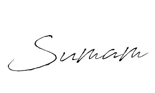 Also You can easily find your signature by using the search form. We will create Sumam name handwritten signature images for you free of cost using Antro_Vectra sign style. Sumam signature style 6 images and pictures png