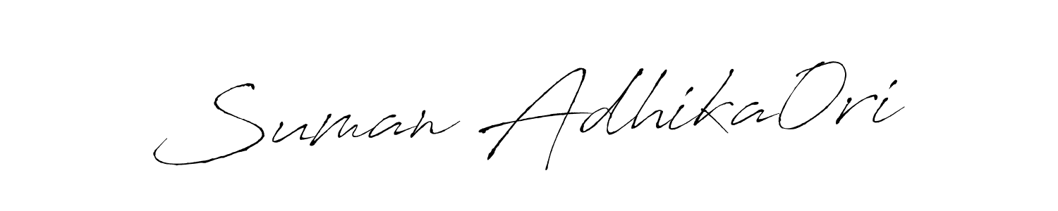 This is the best signature style for the Suman Adhika0ri name. Also you like these signature font (Antro_Vectra). Mix name signature. Suman Adhika0ri signature style 6 images and pictures png