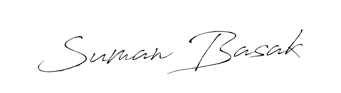 Design your own signature with our free online signature maker. With this signature software, you can create a handwritten (Antro_Vectra) signature for name Suman Basak. Suman Basak signature style 6 images and pictures png