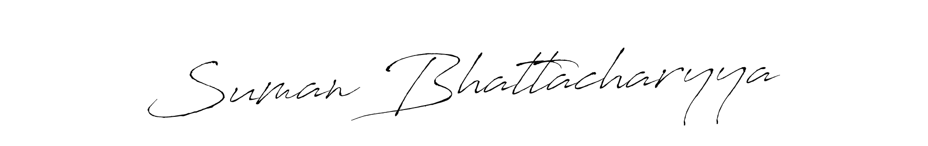 You should practise on your own different ways (Antro_Vectra) to write your name (Suman Bhattacharyya) in signature. don't let someone else do it for you. Suman Bhattacharyya signature style 6 images and pictures png