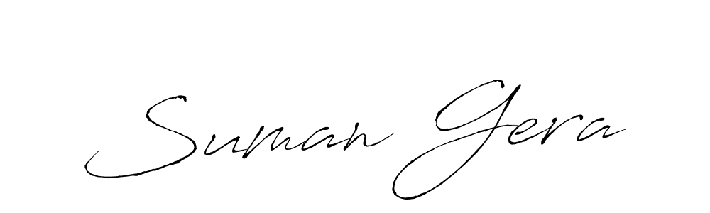 Also You can easily find your signature by using the search form. We will create Suman Gera name handwritten signature images for you free of cost using Antro_Vectra sign style. Suman Gera signature style 6 images and pictures png