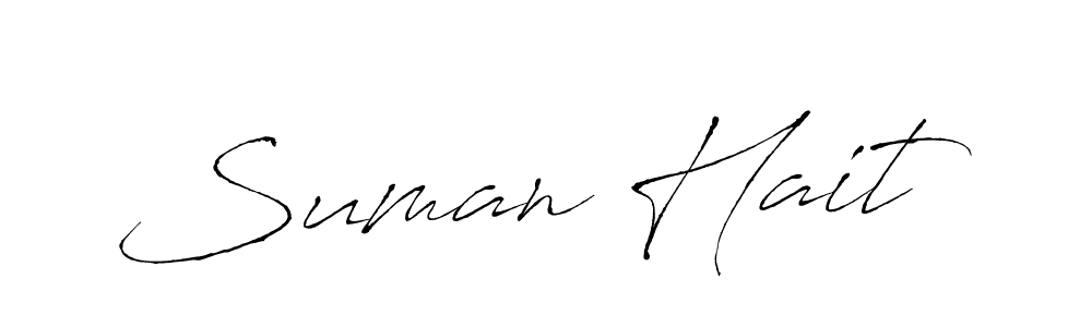 It looks lik you need a new signature style for name Suman Hait. Design unique handwritten (Antro_Vectra) signature with our free signature maker in just a few clicks. Suman Hait signature style 6 images and pictures png