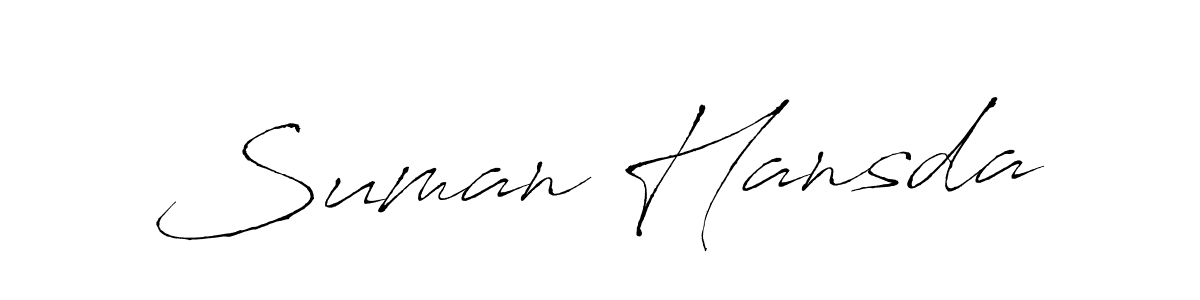 The best way (Antro_Vectra) to make a short signature is to pick only two or three words in your name. The name Suman Hansda include a total of six letters. For converting this name. Suman Hansda signature style 6 images and pictures png