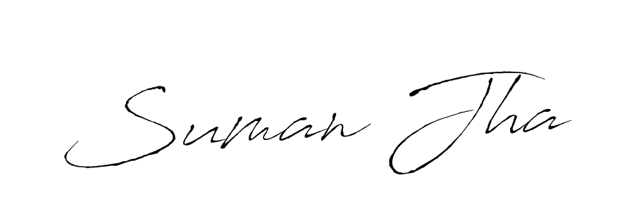 Use a signature maker to create a handwritten signature online. With this signature software, you can design (Antro_Vectra) your own signature for name Suman Jha. Suman Jha signature style 6 images and pictures png