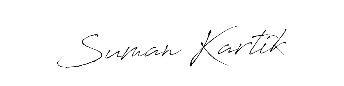 This is the best signature style for the Suman Kartik name. Also you like these signature font (Antro_Vectra). Mix name signature. Suman Kartik signature style 6 images and pictures png