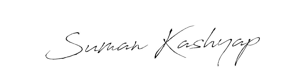 Use a signature maker to create a handwritten signature online. With this signature software, you can design (Antro_Vectra) your own signature for name Suman Kashyap. Suman Kashyap signature style 6 images and pictures png