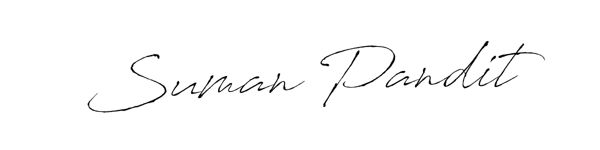 Antro_Vectra is a professional signature style that is perfect for those who want to add a touch of class to their signature. It is also a great choice for those who want to make their signature more unique. Get Suman Pandit name to fancy signature for free. Suman Pandit signature style 6 images and pictures png
