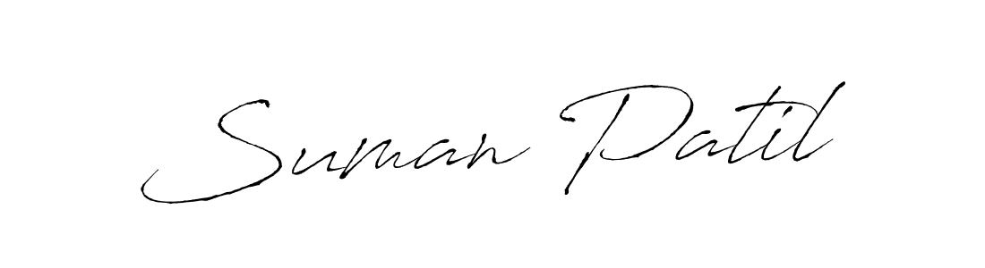 Suman Patil stylish signature style. Best Handwritten Sign (Antro_Vectra) for my name. Handwritten Signature Collection Ideas for my name Suman Patil. Suman Patil signature style 6 images and pictures png