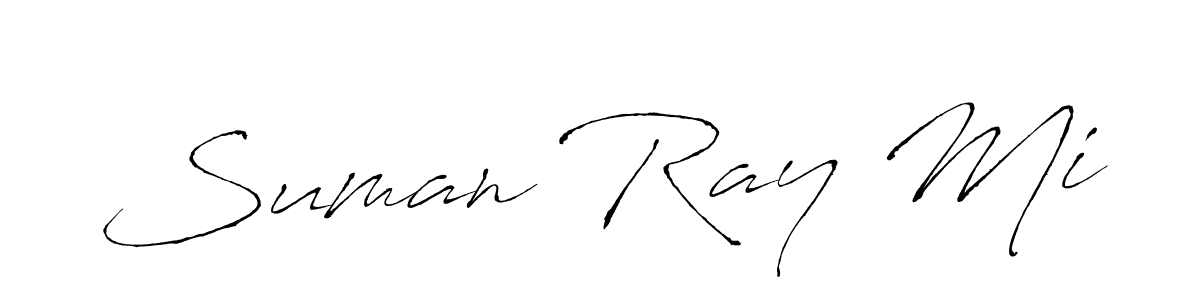 The best way (Antro_Vectra) to make a short signature is to pick only two or three words in your name. The name Suman Ray Mi include a total of six letters. For converting this name. Suman Ray Mi signature style 6 images and pictures png
