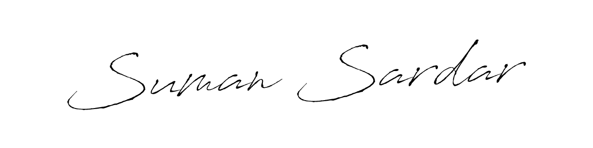 How to make Suman Sardar name signature. Use Antro_Vectra style for creating short signs online. This is the latest handwritten sign. Suman Sardar signature style 6 images and pictures png