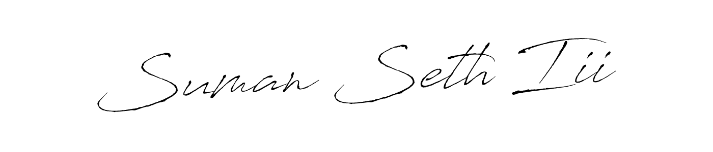 Once you've used our free online signature maker to create your best signature Antro_Vectra style, it's time to enjoy all of the benefits that Suman Seth Iii name signing documents. Suman Seth Iii signature style 6 images and pictures png