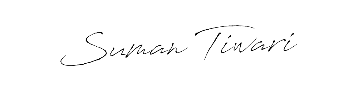 Antro_Vectra is a professional signature style that is perfect for those who want to add a touch of class to their signature. It is also a great choice for those who want to make their signature more unique. Get Suman Tiwari name to fancy signature for free. Suman Tiwari signature style 6 images and pictures png