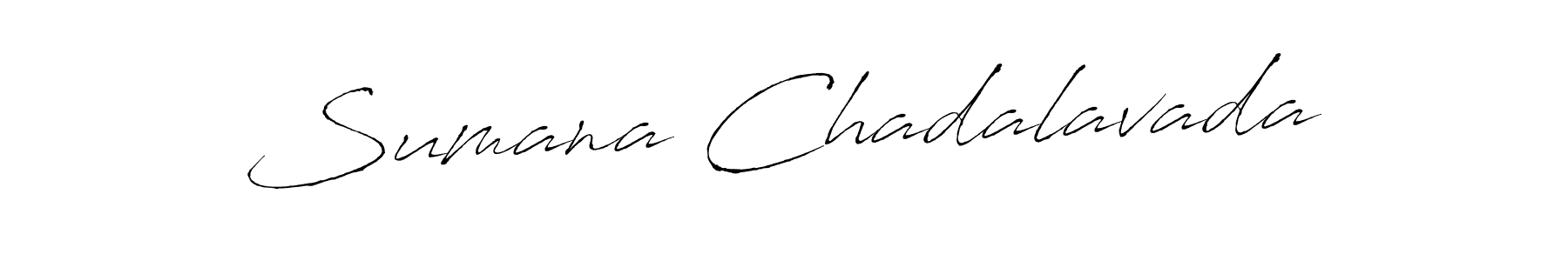 Make a beautiful signature design for name Sumana Chadalavada. Use this online signature maker to create a handwritten signature for free. Sumana Chadalavada signature style 6 images and pictures png