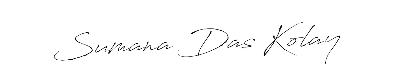 Also we have Sumana Das Kolay name is the best signature style. Create professional handwritten signature collection using Antro_Vectra autograph style. Sumana Das Kolay signature style 6 images and pictures png