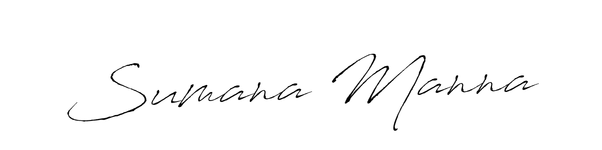 How to make Sumana Manna name signature. Use Antro_Vectra style for creating short signs online. This is the latest handwritten sign. Sumana Manna signature style 6 images and pictures png